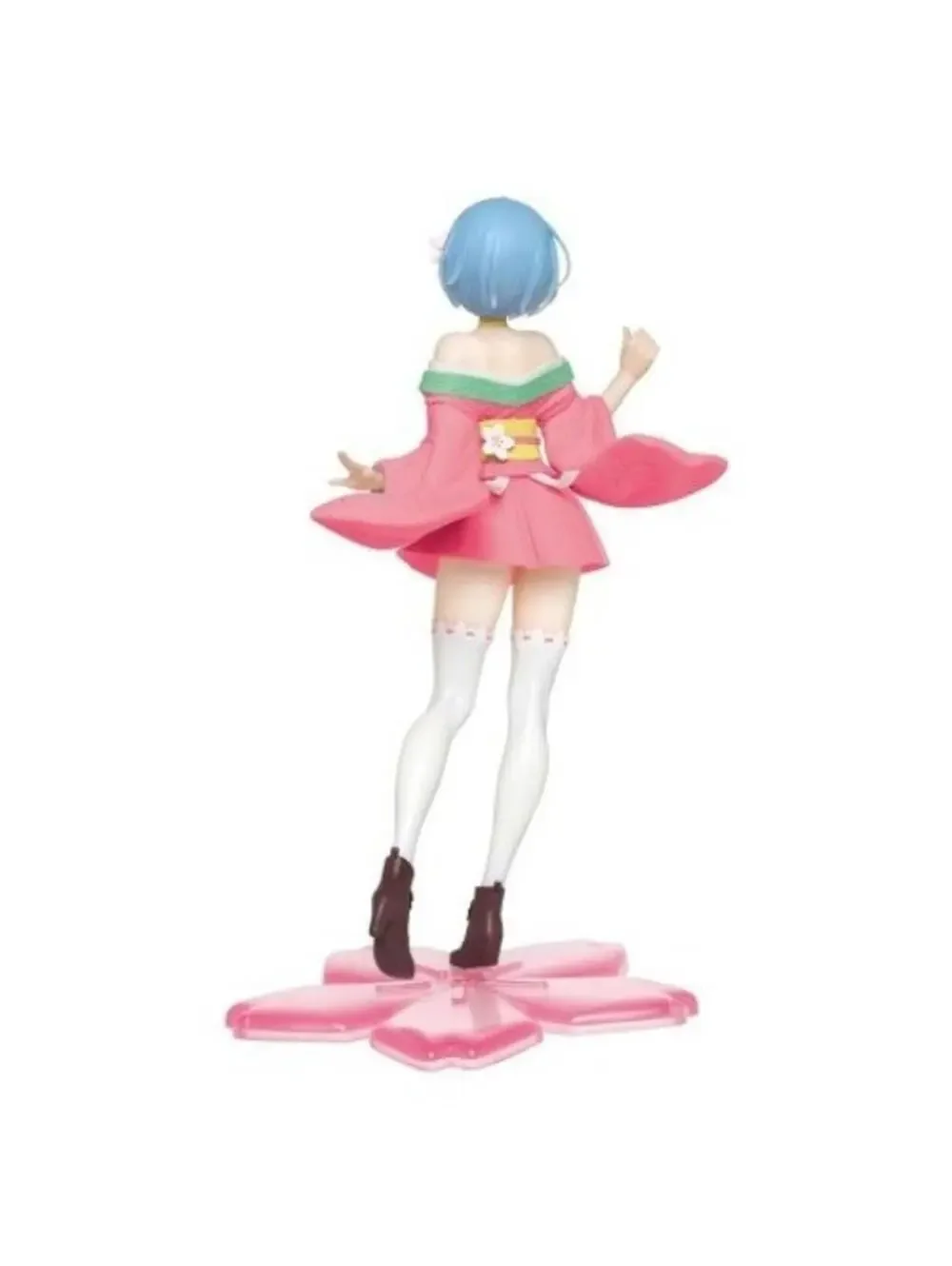 Taito Rem Anime Figure Re:Zero Pink Sakura Maid Outfit Kimono Style